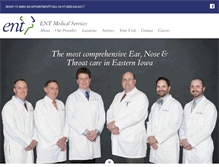 Tablet Screenshot of entmedicalservices.org